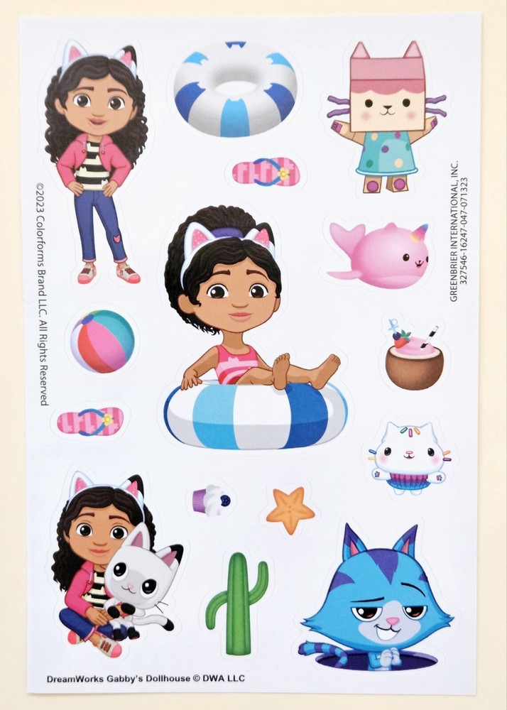 DreamWorks Cabby’s Dollhouse. Sticker sheet.