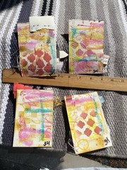 Unique Handmade Ephemera, Scrapbook,Junk Journal,tag,embellishment Mixed Media