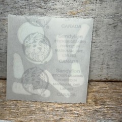 Lot of 3 VTG Sandylion Stickers Pods Assorted BEAUTY, LIPSTICK, COMB 21 Cts New