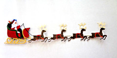 Jolee’s Santa’s Sleigh And Reindeer Christmas Scrapbooking Embellishment