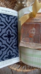 Handmade Junk Journal Travel Book Grunge Diary Memories Coffee Dyed Floral