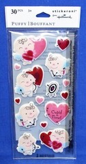 Hallmark Puffy Valentine’s Day Stickers Cupid Bow Arrow Love Free Ship Over $15