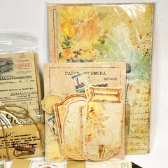 Ephemera Stationery supplies Junk Journals Scrapbooks Art Themed Collage, Box #1