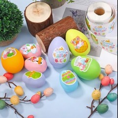 40 PCs ~1×1.2” Happy Easter Stickers Great For Card/Party Decorations 8 Designs