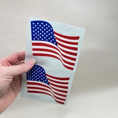 Mrs. Grossman’s Giant American Flag Stickers Scrapbooking Junk Journals Cards