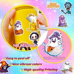 50PCS Halloween Stickers – «Trick or Treat» & Ancestor Honoring Theme Decals for