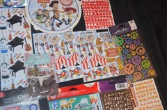 Scrapbooking Sticker Lot Stickopotumus Disney Alphabet Mixed brands 1 LB +