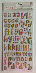 American Crafts Chipboard Alpha Thickers-Variations Available-U Choose