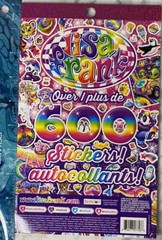 Lisa Frank Sticker Book 5 Sticker Sheets 600 Stickers Bendon Aged 3+ NEW 2019