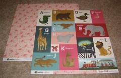 Echo Park 12×12 Double Sided Scrapbook Paper Lot of Ten ~ Zoo/Animal Safari