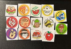 14 Trend Scratch & Sniff Retro 80s Repro Stickers. Free Shipping! Set #3 1980s