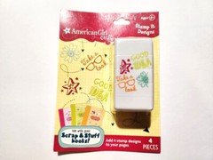 American Girl Crafts Scrapbooking Design Tape Stamper Kit NEW Sealed Set#2