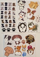 Large Lot Of Dog Stickers! Jolee’s Boutique, MAMBI, Cloud 9, Etc