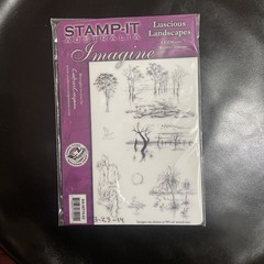 Crafters Companion Red Rubber Stamp It Australia Stamps luscious landscapes