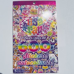 Lisa Frank Sticker Book Over 600 Stickers Rainbow Retro 90’s 80’s Colorful NEW