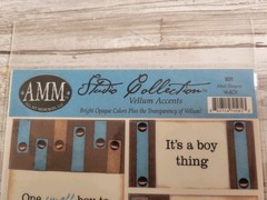 Lot of Boy & Baby Themed Sticker & Vellum Packs Scrapbook Journal Playground