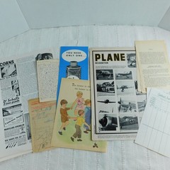 Ephemera Junk Journal Scrapbooking Lot of 50 + Pieces, Barry Coe Vintage Photo !