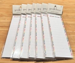 7 PKGs LOT of Park Lane List Pads-Stuff To Do NEW IN PACKAGES