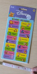 Stickers Disney Winnie The Pooh Reward Stickers 2 Sheets Sealed NIP Sandylion