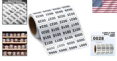 Durable Waterproof Number Stickers – Self-Adhesive 2000 Pack for Indoor/Outdoor