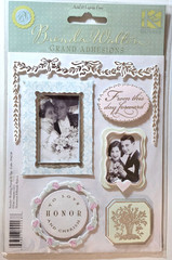 K&COMPANY Brenda Walter WEDDING FRAMES & TAGS Grand Adhesions – 7 pcs