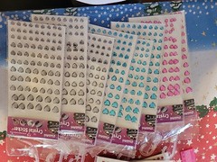 lot of Scrapbooking Crystal Stickers Embelishment For Crafting 26 Pcs On Sale