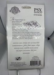 PSX Designs Stickers Pansy Frames Borders 6 Packs 2 Sheets Each Pack New