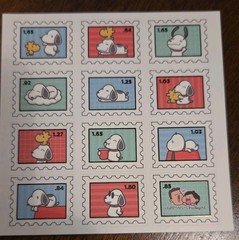 Hubman & Chubgirl Peanuts Friends Collection Snoopy Woodstock 4 Sticker sheets