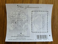 Vintage 1998 Mrs Grossman’s Floral Flowers Spring Sticker Mod Tulip Iris Daffodi