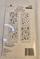 Vintage 90s AGC Fashion Girls Sticker Activity 10 Sheets Paper Doll Style New