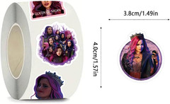 Cartoon Stickers (1000Pcs), 16 Sheets 1.5In Self Adhesive Seals for Decoration