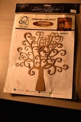 Quick Quotes Scrapbook Co . Chipboard Laser Diecut Whimsical Tree 6.5×8 inches
