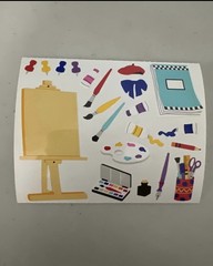 *Mrs. Grossman’s Large Stickers School Art 1/2 Sheet