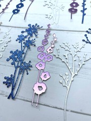 Die Cuts Large WildFlowers 15 Pieces Cardstock