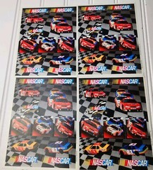 Vintage Hallmark Stickers NASCAR Race Cars 4 SheetS Heartline 2002