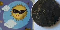 SUMMERTIME Foil Stickers(6pc) Smile Makers…Sunglasses…Sun…Heat…Drink…Card Making