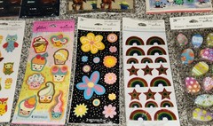 Vintage Hallmark Stickeroni Stickers Lot Rainbow Disney Cars Toy Story Snoopy ++