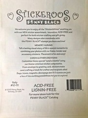Set of 2 Sheets Of Vintage Travel Sticker; Italy & England by Penny Black – NEW