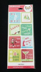 Assorted Christmas Stickers, 3 Hallmark Stickeroni, 2 Walmart Holiday Time
