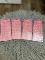 Bow-tique 6mm Adhesive Stones Craft Embellishments, 50-Count Sheets (4-Pack)