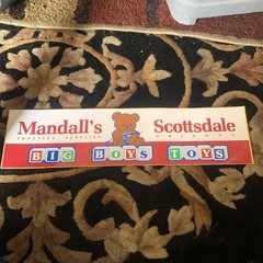 Vintage Mandall’s Shooting Supplies Big Boys Toys Bumper Stickers