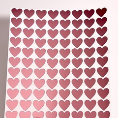 Rose Gold Chrome Heart Stickers! – Choose a Size!