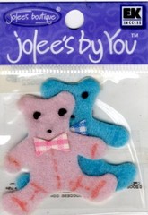 Teddy Bears, Pink & Blue, 3D scrapbook embellishment – Jolee’s by You JJGA038