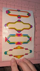 Vintage Mrs Grossman’s Stickers By The Yard Aztec Southwest Labels Lot 4- 1984