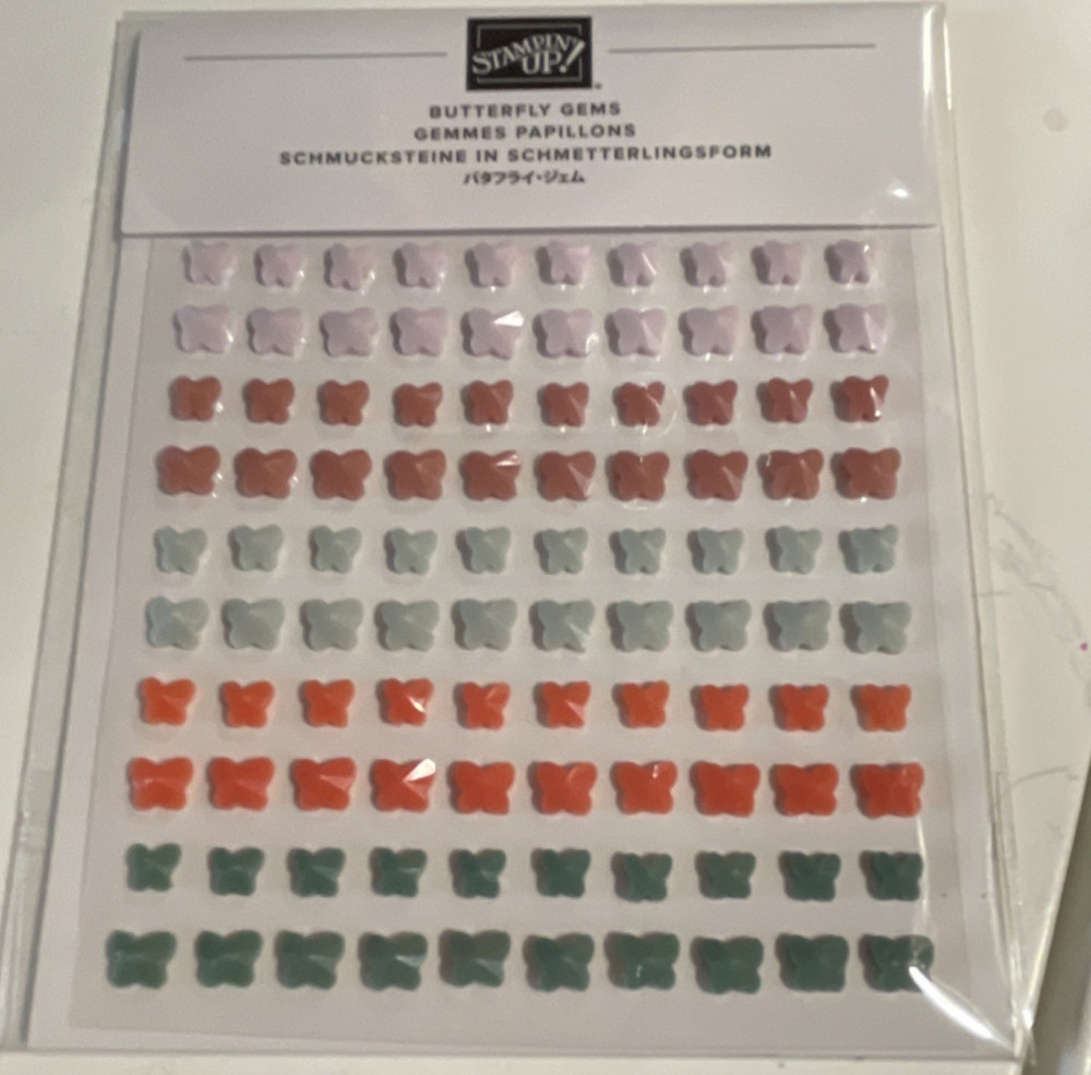Stampin’ Up! Butterfly Gems Gem Stone Scrapbooking Embellishments