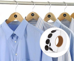1000 PCS White round Stickers 0.5 Inch Small Circle Dot Stickers Blank Sticky D
