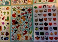 Stickers Animals 1000 Stickers, New, 3 Pages