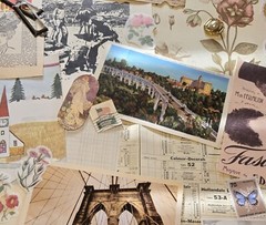 Lot Junk Journal Paper Stickers Tickets Tags Labels Ephemera Vintage Post Cards