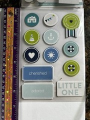 American Craft Project Life Becky Higgins 3 Pg 54 Stickers Baby Boy Scrapbooking