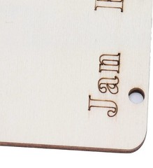 Birthday Reminder Wall Calendar Wooden Board DIY Listing Advent for Children